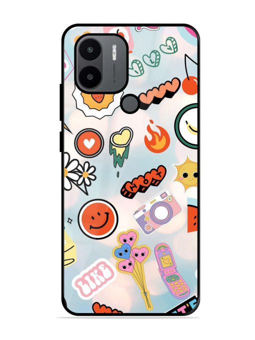 Cheerful Glossy Soft Edge Case for Xiaomi Redmi A2 Plus