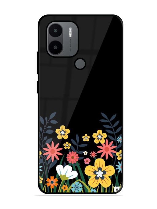 Floral Night Sky Glossy Soft Edge Case for Xiaomi Redmi A2 Plus