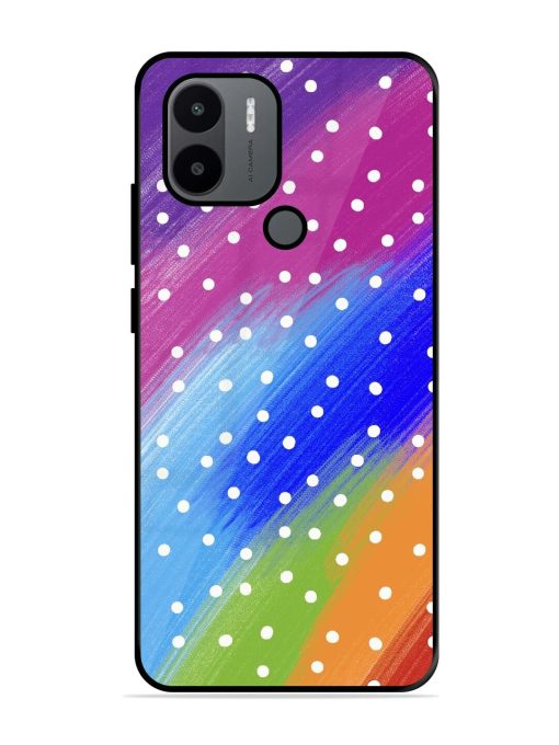 Rainbow Polka Dot Dream Glossy Soft Edge Case for Xiaomi Redmi A2 Plus