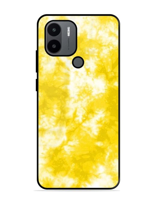 Golden Tie-Dye Twirl Glossy Soft Edge Case for Xiaomi Redmi A2 Plus