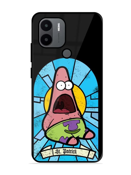 St. Patrick'S Day Stained Glass Patrick Star Glossy Soft Edge Case for Xiaomi Redmi A2 Plus