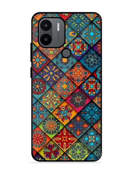 Patchwork Mandala Mosaic Glossy Soft Edge Case for Xiaomi Redmi A2 Plus