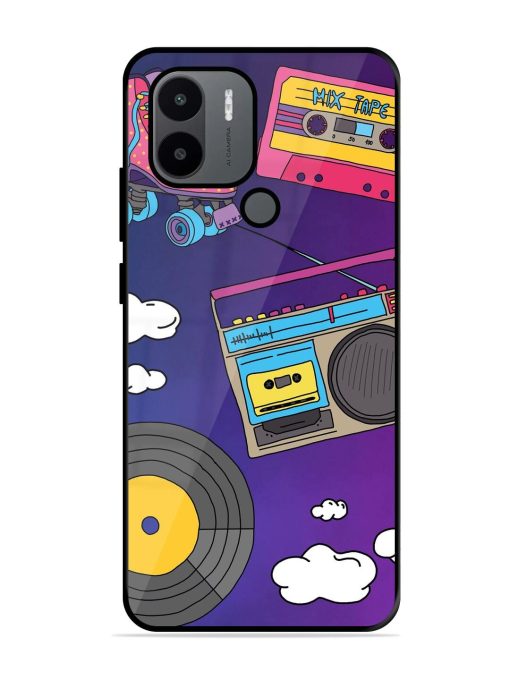 Retro Vibes Glossy Soft Edge Case for Xiaomi Redmi A2 Plus