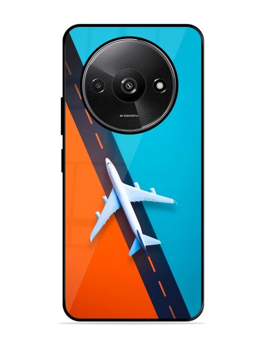 Skyward Bound Glossy Soft Edge Case for Xiaomi Redmi A3 (2024) Chachhi