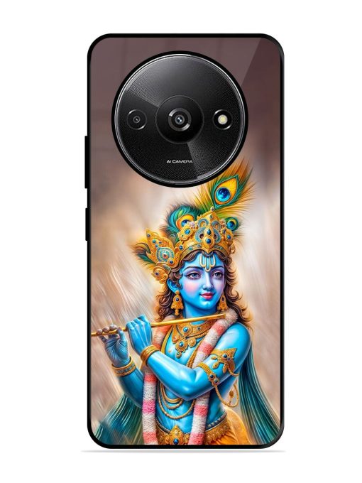 Divine Krishna Glossy Soft Edge Case for Xiaomi Redmi A3 (2024) Chachhi