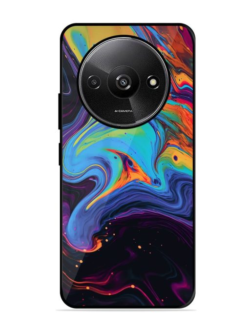 Liquid Dreamscape Glossy Soft Edge Case for Xiaomi Redmi A3 (2024) Chachhi