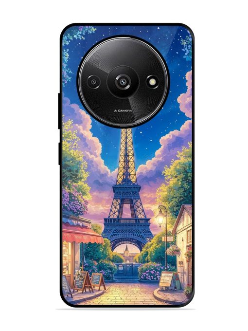 Twilight In Paris Glossy Soft Edge Case for Xiaomi Redmi A3 (2024) Chachhi