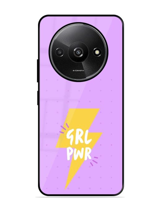 Girl Power Spark Glossy Soft Edge Case for Xiaomi Redmi A3 (2024) Chachhi