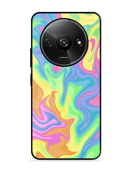 Whimsical Swirl Glossy Soft Edge Case for Xiaomi Redmi A3 (2024) Chachhi