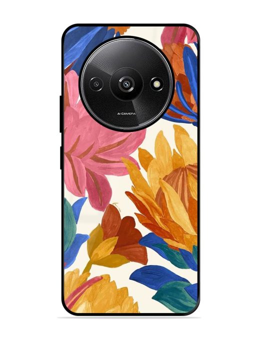 Blooming Tapestry Glossy Soft Edge Case for Xiaomi Redmi A3 (2024) Chachhi