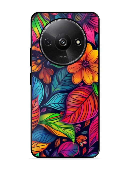 Rainbow Of Blooms Glossy Soft Edge Case for Xiaomi Redmi A3 (2024)