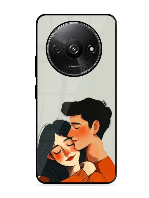 Craft Couples Glossy Soft Edge Case for Xiaomi Redmi A3 (2024) Chachhi