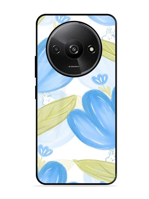 Bunny'S Blue Garden Glossy Soft Edge Case for Xiaomi Redmi A3 (2024) Chachhi