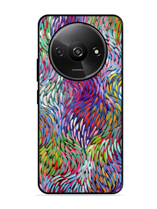 Vibrant Waves Glossy Soft Edge Case for Xiaomi Redmi A3 (2024) Chachhi