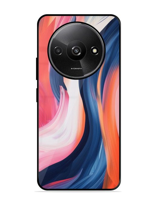 Whirling Hues Glossy Soft Edge Case for Xiaomi Redmi A3 (2024) Chachhi