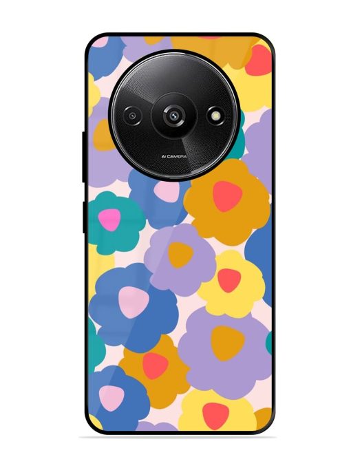 Flower Power Glossy Soft Edge Case for Xiaomi Redmi A3 (2024) Chachhi