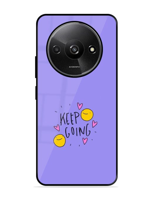 Smiling Through It All Glossy Soft Edge Case for Xiaomi Redmi A3 (2024) Chachhi