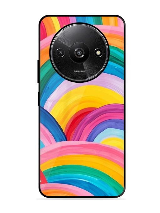 Rainbow Cascade Glossy Soft Edge Case for Xiaomi Redmi A3 (2024) Chachhi