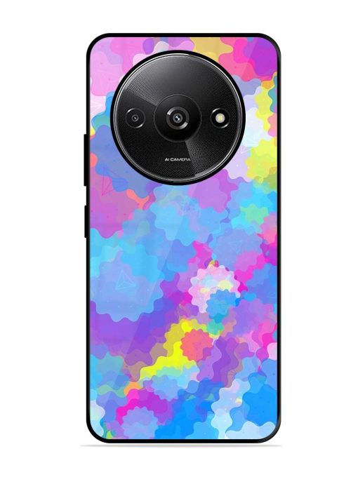 Psychedelic Cloud Burst Glossy Soft Edge Case for Xiaomi Redmi A3 (2024) Chachhi