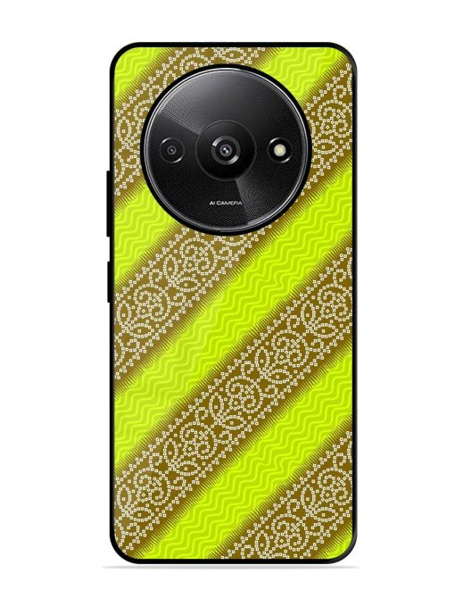 Golden Bandana Bliss Glossy Soft Edge Case for Xiaomi Redmi A3 (2024) Chachhi