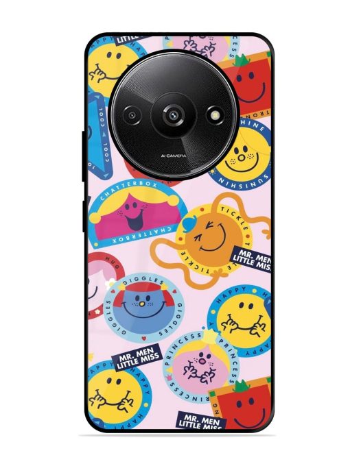 Whimsical Mr. Men & Little Miss Glossy Soft Edge Case for Xiaomi Redmi A3 (2024) Chachhi