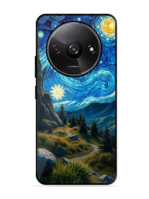 Starry Night In The Shire Glossy Soft Edge Case for Xiaomi Redmi A3 (2024) Chachhi