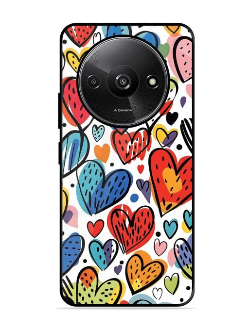 Heartfelt Harmony Glossy Soft Edge Case for Xiaomi Redmi A3 (2024) Chachhi