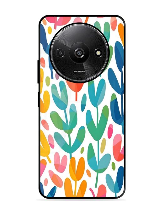 Rainbow Of Blooms Glossy Soft Edge Case for Xiaomi Redmi A3 (2024) Chachhi