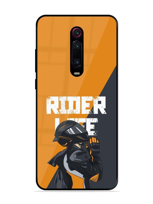 Ride Never Ends Glossy Soft Edge Case for Xiaomi Redmi K20 Chachhi