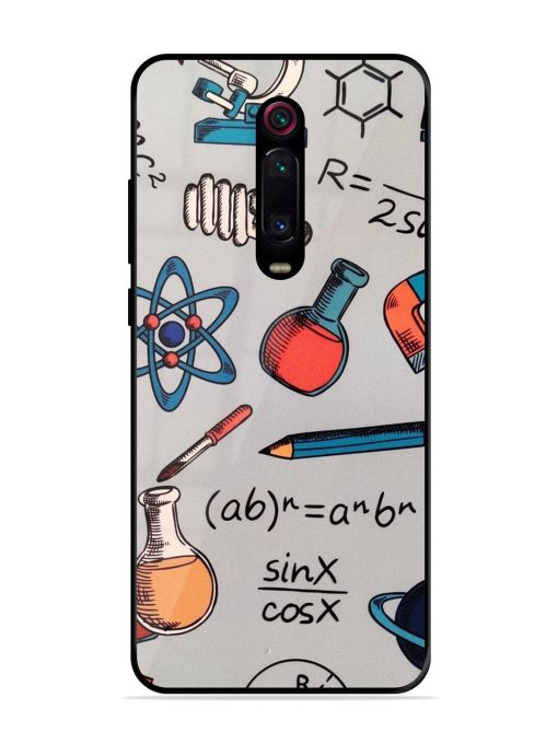 Science Doodle Glossy Soft Edge Case for Xiaomi Redmi K20 Chachhi