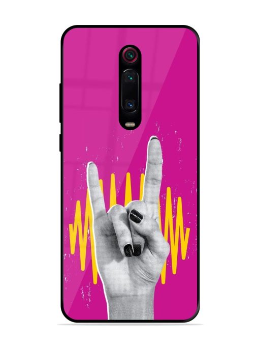 Rock Hand Glossy Soft Edge Case for Xiaomi Redmi K20 Chachhi