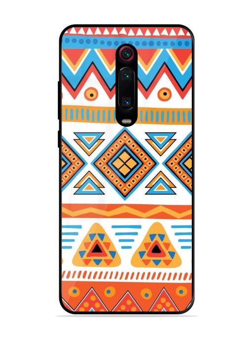 Vibrant Tribal Pattern Glossy Soft Edge Case for Xiaomi Redmi K20 Chachhi