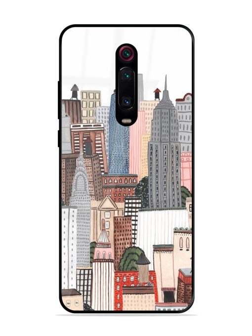 Cityscape Dreams Glossy Soft Edge Case for Xiaomi Redmi K20 Chachhi