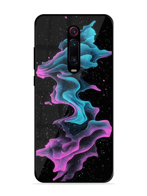 Cosmic Currents Glossy Soft Edge Case for Xiaomi Redmi K20 Chachhi