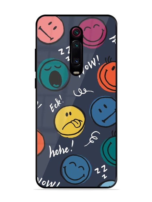 Emoticon Parade Glossy Soft Edge Case for Xiaomi Redmi K20 Chachhi