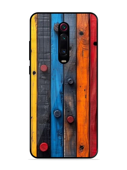 Rainbow Plank Glossy Soft Edge Case for Xiaomi Redmi K20 Chachhi