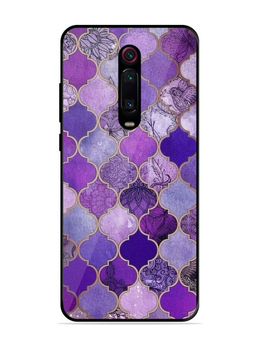 Purple Mosaic Magic Glossy Soft Edge Case for Xiaomi Redmi K20 Chachhi