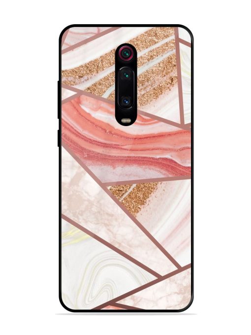 Rosy Mosaic Glossy Soft Edge Case for Xiaomi Redmi K20