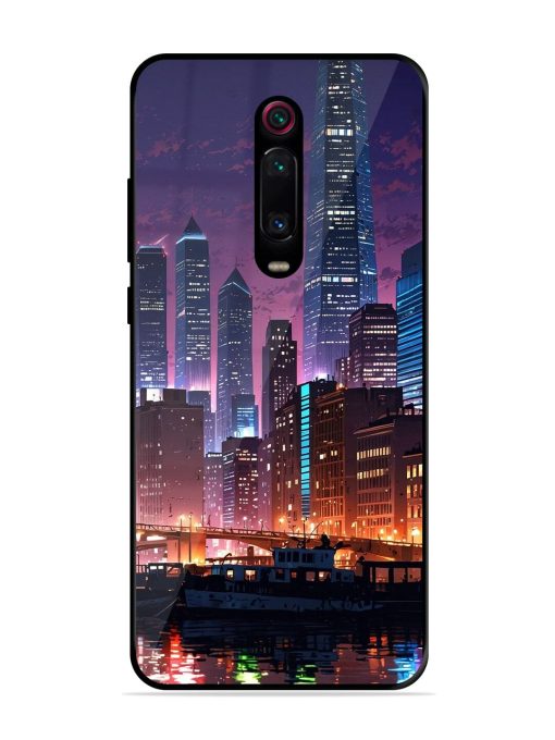 Neon Nightscape Glossy Soft Edge Case for Xiaomi Redmi K20 Chachhi