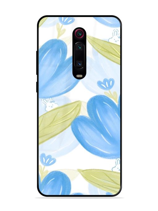 Bunny'S Blue Garden Glossy Soft Edge Case for Xiaomi Redmi K20 Chachhi