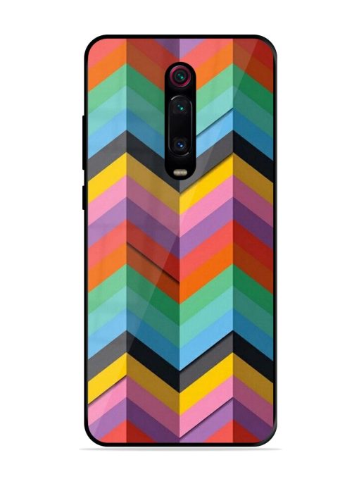 Colorful Zigzag Glossy Soft Edge Case for Xiaomi Redmi K20 Chachhi