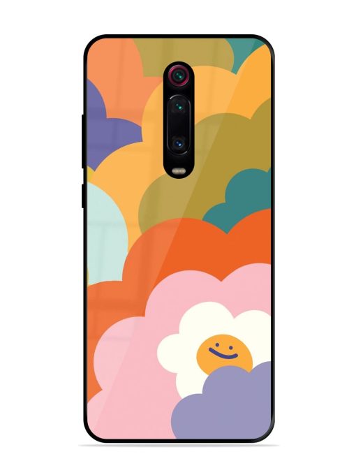 Happy Flower Power Glossy Soft Edge Case for Xiaomi Redmi K20 Chachhi