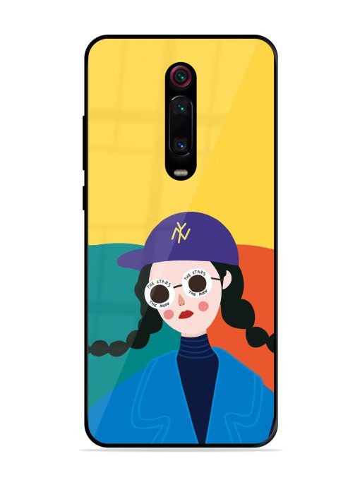 Starry-Eyed Girl Glossy Soft Edge Case for Xiaomi Redmi K20 Chachhi