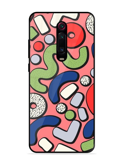 Groovy Geometric Shapes Glossy Soft Edge Case for Xiaomi Redmi K20 Chachhi