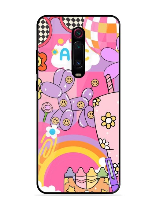 Whimsical Y2K Chaos Glossy Soft Edge Case for Xiaomi Redmi K20 Chachhi