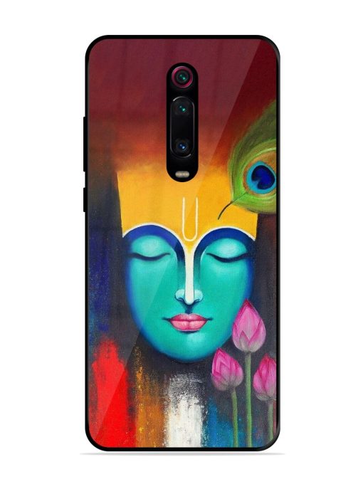 Divine Tranquility: The Face Of Krishna Glossy Soft Edge Case for Xiaomi Redmi K20 Chachhi