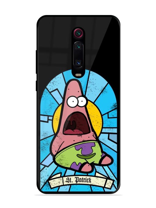 St. Patrick'S Day Stained Glass Patrick Star Glossy Soft Edge Case for Xiaomi Redmi K20 Chachhi