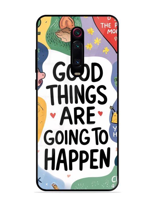 Uplifting Scribbles Glossy Soft Edge Case for Xiaomi Redmi K20 Pro Chachhi