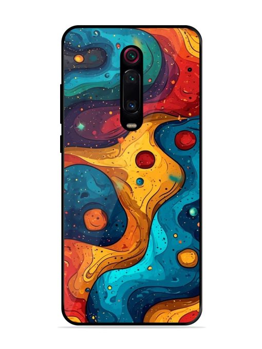 Cosmic Swirl Glossy Soft Edge Case for Xiaomi Redmi K20 Pro Chachhi