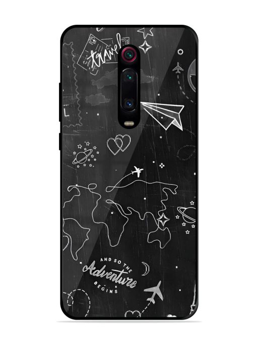 Wanderlust Sketchbook Glossy Soft Edge Case for Xiaomi Redmi K20 Pro Chachhi